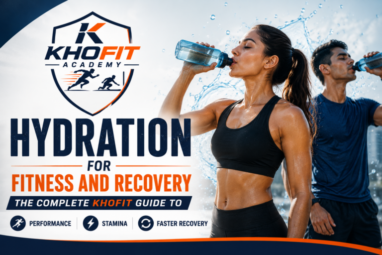 Hydration for Fitness and Recovery: The Complete Khofit Guide to Performance, Stamina, and Faster Recovery